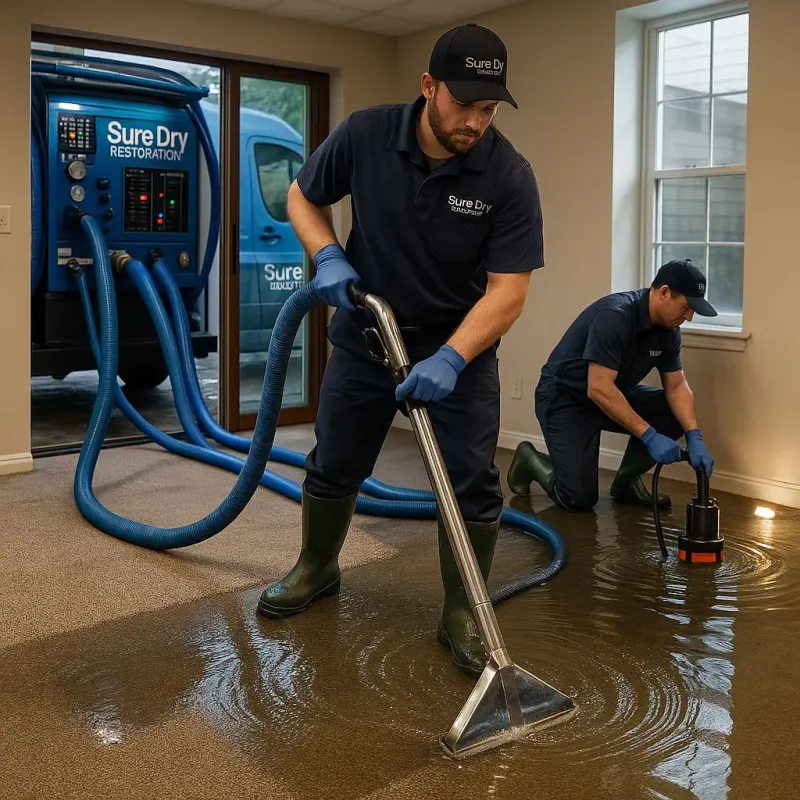 Water Extraction and Removal process in Springfield, TN